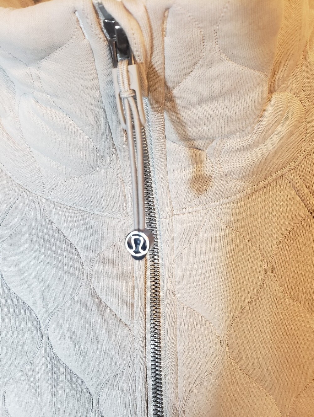Lululemon Scuba Oversized Quilted Half-Zip In Riverstone Size M/L - Picture 5 of 10